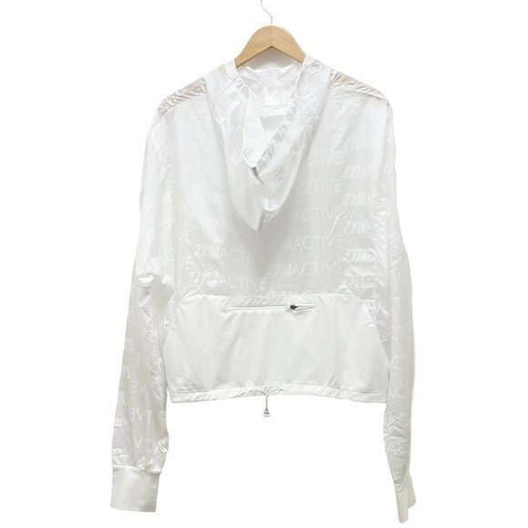 NWT Zyia Active White Sheer Breeze Hooded Jacket Windbreaker Women’s Size XXXL - Picture 3 of 16